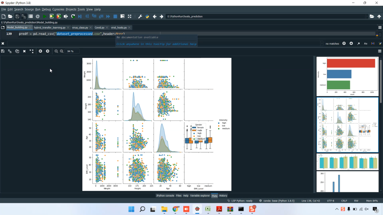 Covide Host Prediction Time Serial Simple Concole in Python Projects