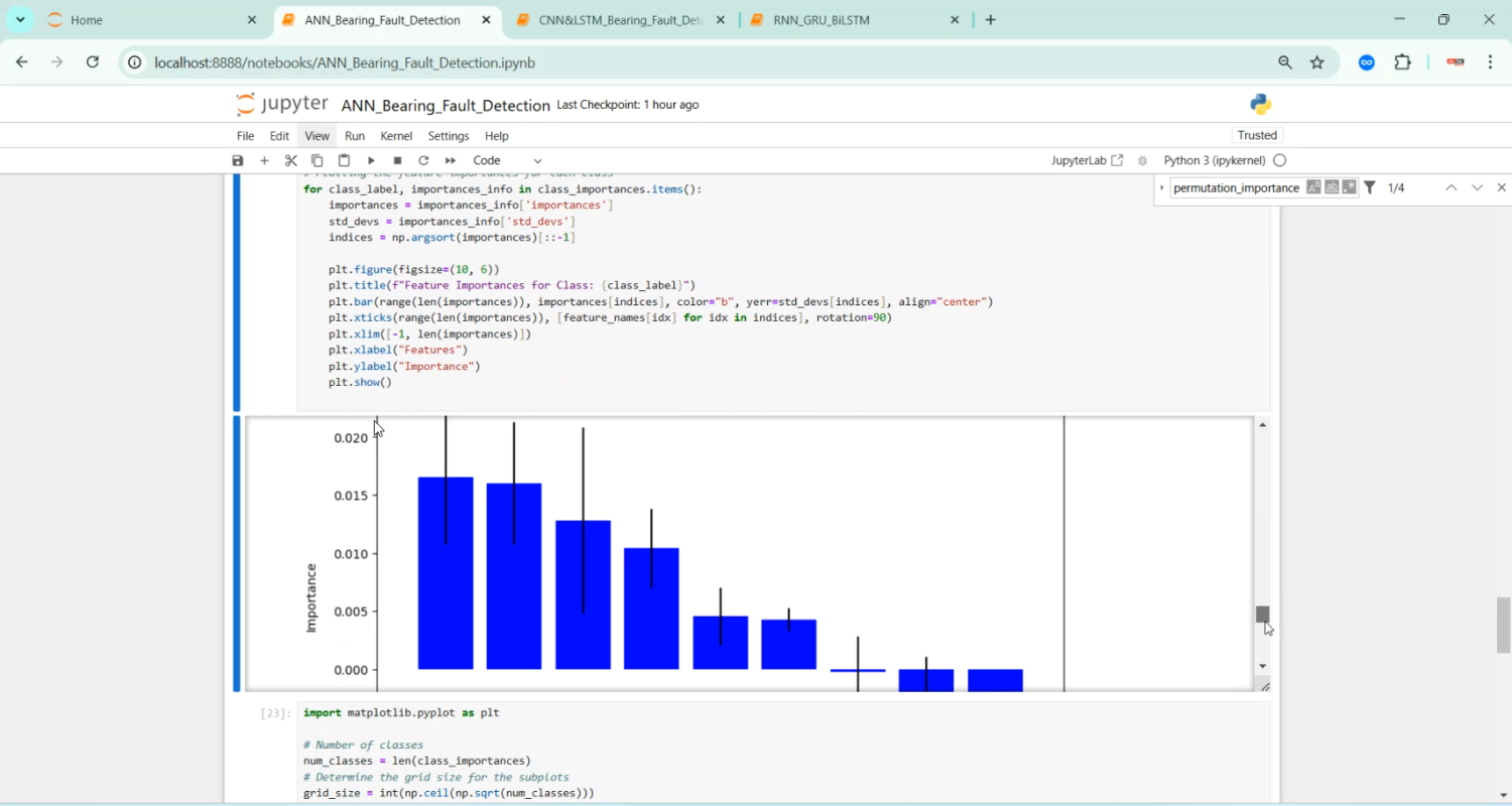 ANN Bearing Fault Detection in Python Projects