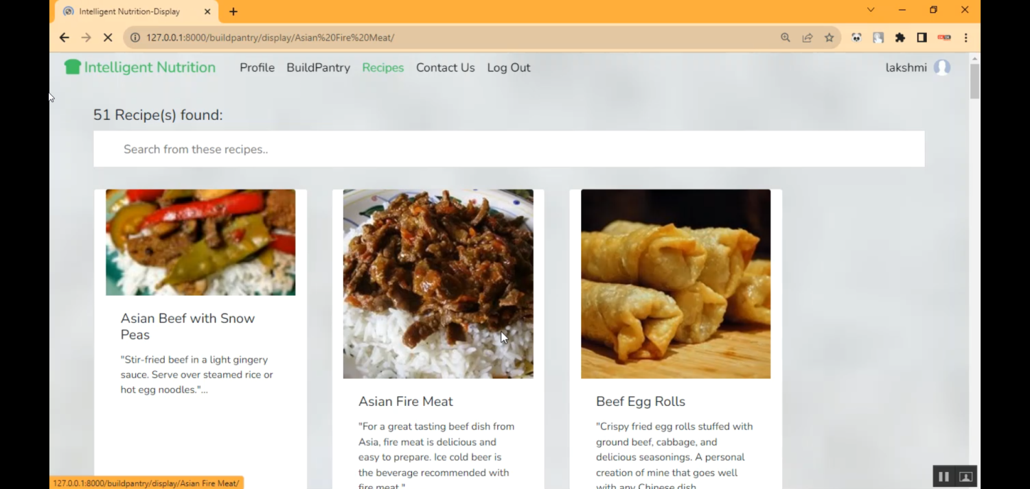 Intelligent Nutrition Food Detection Image App in Python Projects