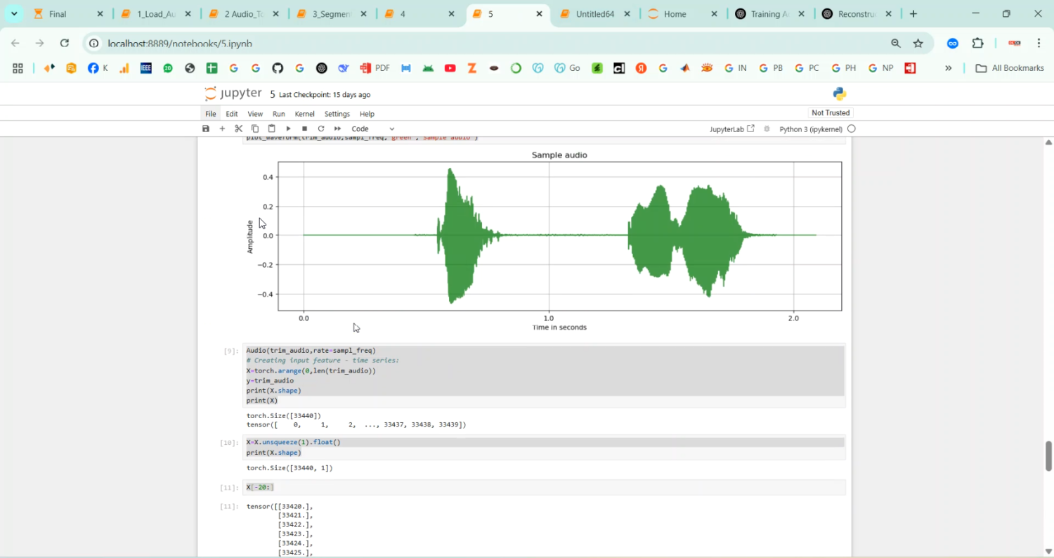 Audio Reconstructed in Python Projects