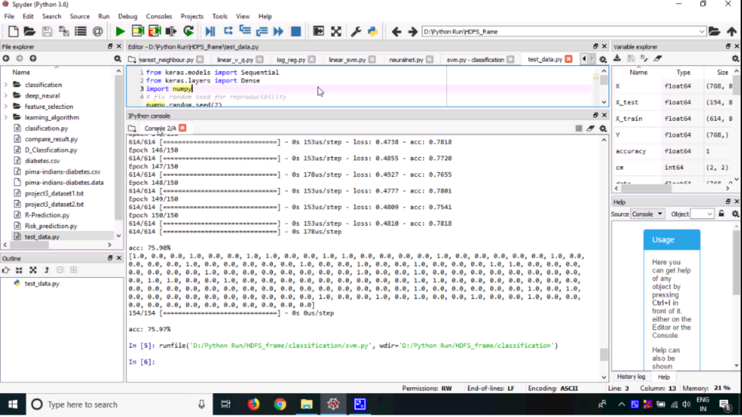 Diabetes Prediction Dataset DNN Classification in Python Projects